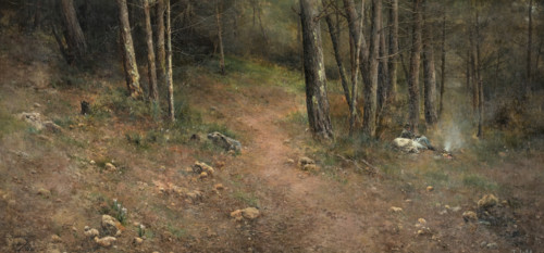 February, by Emilio Sánchez Perrier, 1890. Creator: Emilio Sanchez-Perrier.