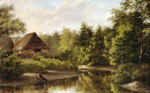 Study from Life, 1875. Creator: Félix Resurrección Hidalgo.
