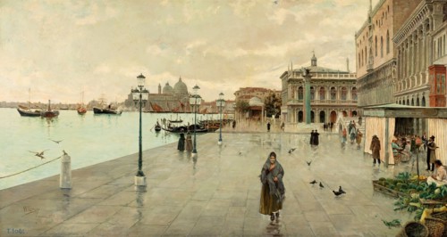 Riva degli Schiavoni, 19th century. Creator: Hermenegildo Estevan.