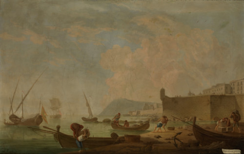 View of Barcelona from the East, c1787. Creator: Mariano Ramon Sanchez.
