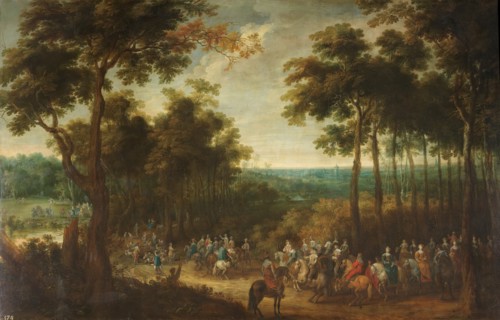 The hunt of the Cardinal-Infante, between 1636 and 1638. Creator: Pieter Snayers.