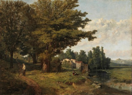 Landscape of Portland, 1859. Creator: Serafin Avendano.