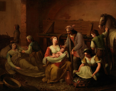 The Birth of Saint Francis, 1787. Creator: Zacarias Gonzalez Velazquez.