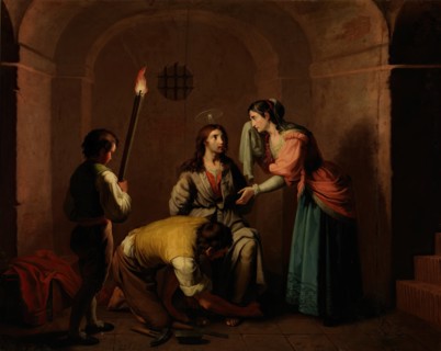 Saint Francis in prison, c1787. Creator: Zacarias Gonzalez Velazquez.