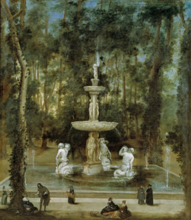 The Fountain of the Tritons in the Island Garden, Aranjuez, 1657. Creator: Diego Velasquez.