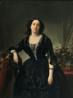 María Dolores de Aldama, Marchioness of Montelo, 1855. Creator: Federico de Madrazo y Kuntz.