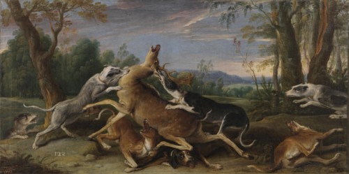 Deer Hunt, between 1620 and 1657. Creator: Frans Snyders.