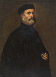 A Venetian Senator or Secretary, mid-late 16th century. Creator: Jacopo Tintoretto.
