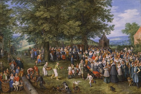 Wedding Banquet with the Archduke Albert and the Archduchess Isabel Clara Eugenia, c1612-c1613. Creator: Jan Brueghel the Elder.