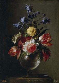 Vase of Flowers, c1670. Creator: Juan de Arellano.