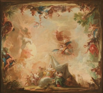 The Goddess Cybele offering her Produce to the Earth, 1798. Creator: Mariano Salvador de Maella.