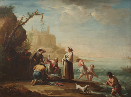 Fisherfolk, 1784. Creator: Mariano Salvador de Maella.