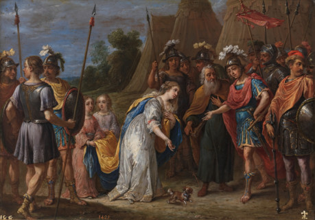 Armida Before Godfrey of Bouillon, between 1628 and 1630. Creator: David Teniers II.
