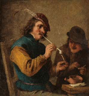 Smokers, between 1631 and 1640. Creator: David Teniers II.
