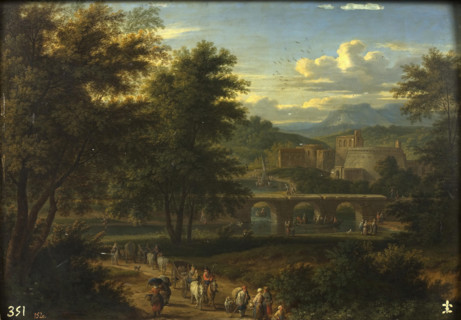 Road along a river, between 1674 and 1717. Creator: Adriaen Frans Boudewyns.