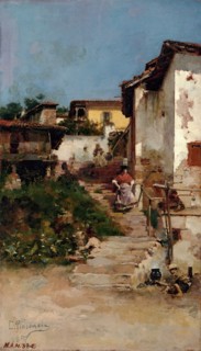 San Esteban de Pravia, 1885. Creator: Casto Plasencia Maestre.