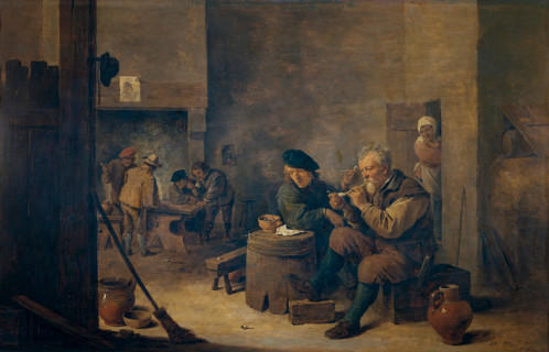 Smokers, 1639. Creator: David Teniers II.
