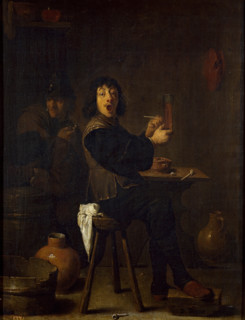 The Gleeful Soldier, between 1631 and 1640. Creator: David Teniers II.