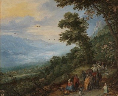 Gypsy Gathering in a Wood, 2nd half of 16th century. Creator: Jan Brueghel the Elder.