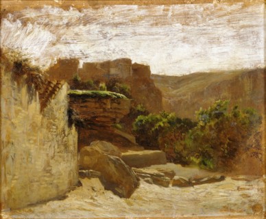 Nuévalos, (Aragon), c1856. Creator: Carlos de Haes.