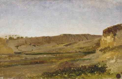 Banks of the Vinalopó in Elche, c1861. Creator: Carlos de Haes.