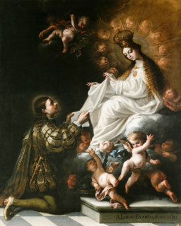 The Virgin of Mercy Appearing to Saint Peter Nolasco, 1682. Creator: Alonso del Arco.