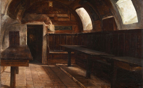 Refectory of the Convent of San Francisco in Assisi, 1890. Creator: Blas Benlliure y Gil.