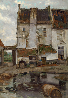Outskirts of Brussels, 1881. Creator: Darío de Regoyos.