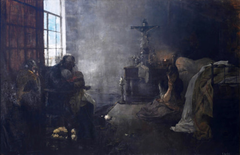 Orphans, 1890. Creator: Fernando Cabrera Cantó.