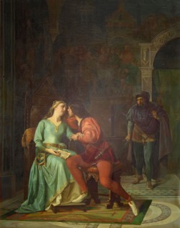 Francesca da Rimini, 1866. Creator: Francisco Díaz Carreño.