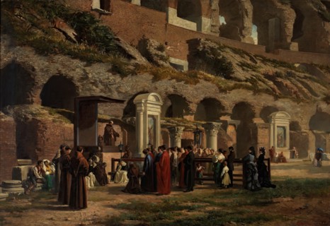 A Friday at the Colosseum in Rome, c1876. Creator: Francisco Javier Amérigo y Aparici.