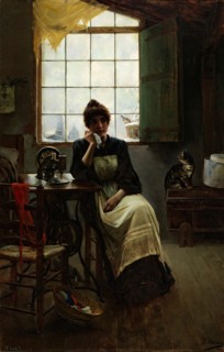 Idle, 1890. Creator: Francisco Maura y Montaner.