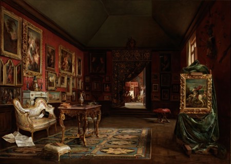 The painter's studio, 1888. Creator: Ignacio de León Escosura.