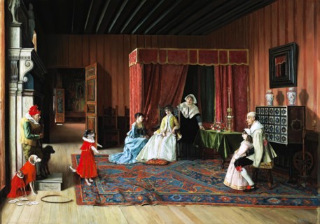 The Pastime, 1884. Creator: Joaquín María Herrer Rodríguez.