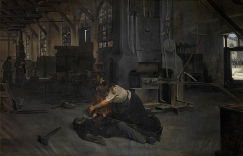 After a Strike, 1895. Creator: José María Uria Uria.