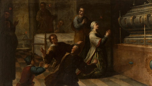 Miracle of Doña María de Peñuela (?), c1729-c1731. Creator: Juan García de Miranda.