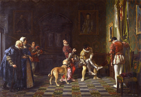 Return from the Tournament, 1881. Creator: Salvador Martínez Cubells.