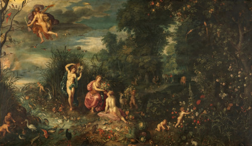 Abundance and the Four Elements, 1650. Creator: Jan Brueghel the Younger.