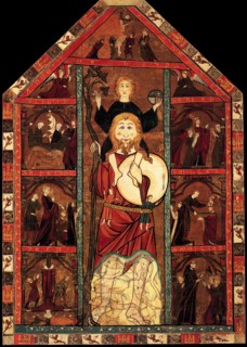 Retable of St Christopher, 14th century. Creator: Unknown.