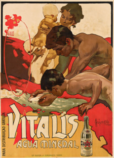 Vitalis Agua Mineral, 1895. Creator: Adolf Hohenstein.