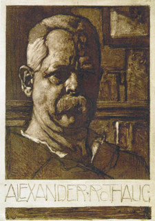 Self-portrait, c1928. Creator: Alexander Rothaug.