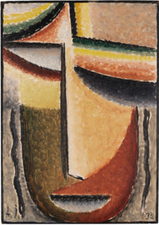 Abstract Head: Tragic Mask, 1932. Creator: Alexei Jawlensky.