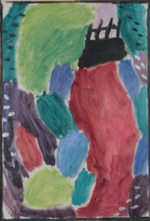Variation: Great Way - Evening, 1916. Creator: Alexei Jawlensky.