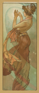 Étoile Polaire (The North Star). From the Series "The Moon and the Stars", 1902. Creator: Alphonse Mucha.