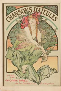 Chansons d'Aïeules, 1898. Creator: Alphonse Mucha.