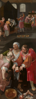 The Charity of Saints Cosmas and Damian. Altarpiece. Creator: Ambrosius Francken I.