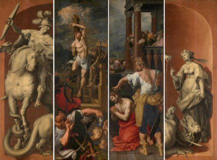The Story of Saint George, c1540. Creator: Ambrosius Francken I.