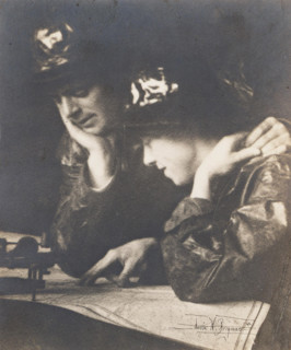 Jack and Charmain London, c1910. Creator: Annie W Brigman.
