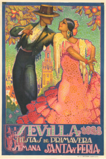 Spring festival in Seville, 1928. Creator: Anon.