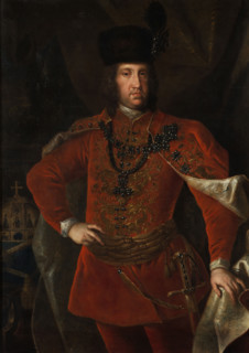 Portrait of Emperor Charles VI (1685-1740), as King of Hungary, First half of the 18th cent. Creator: Anon.